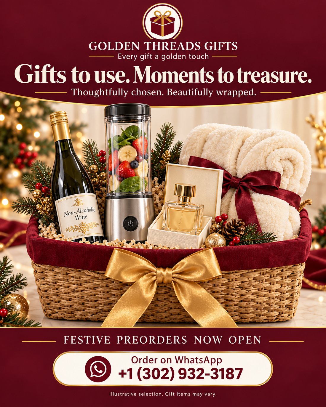 Golden Threads Gifts campaign flyer
