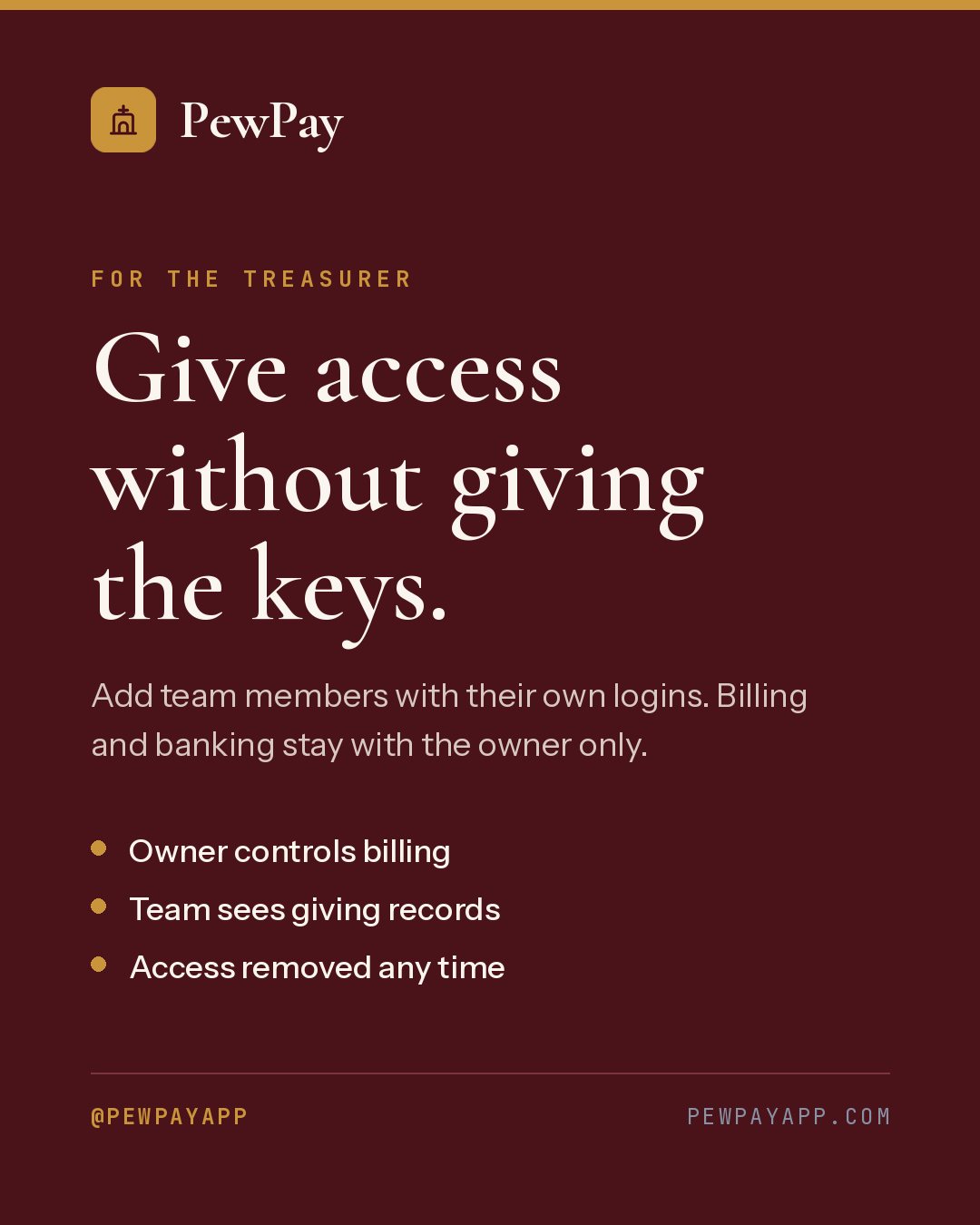 PewPay product feature post