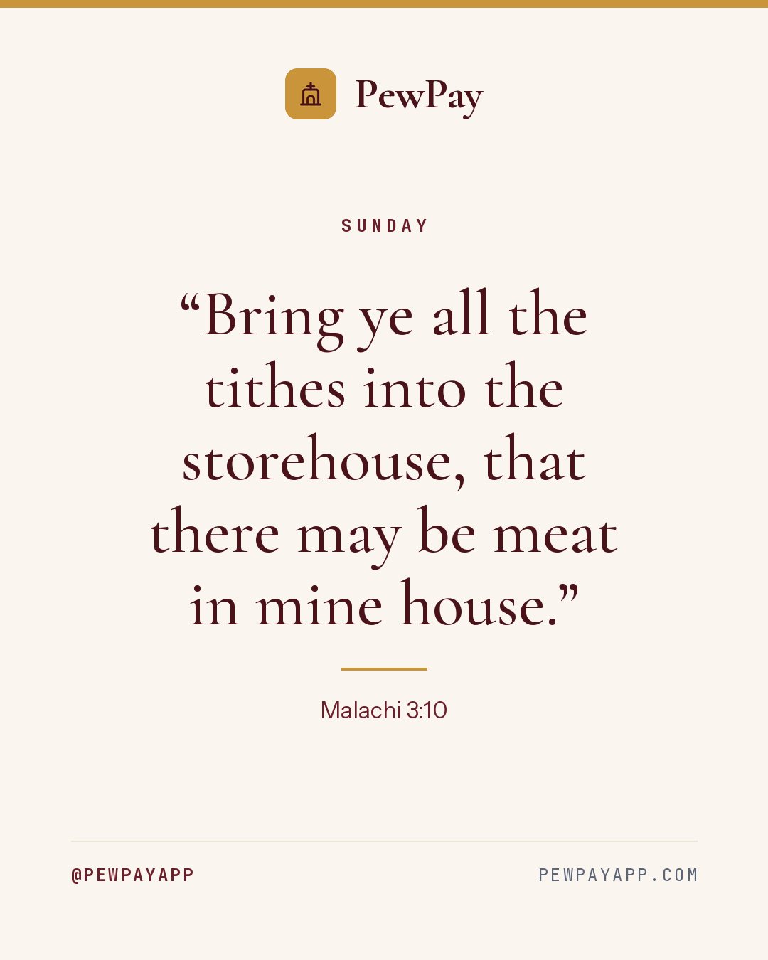 PewPay scripture series post